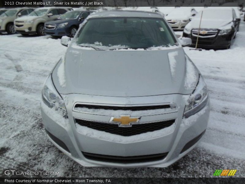 Silver Ice Metallic / Jet Black 2013 Chevrolet Malibu LT