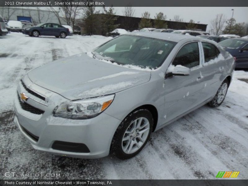 Silver Ice Metallic / Jet Black 2013 Chevrolet Malibu LT