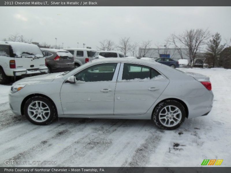 Silver Ice Metallic / Jet Black 2013 Chevrolet Malibu LT