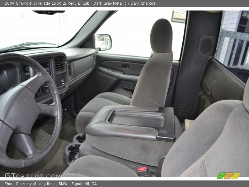Dark Gray Metallic / Dark Charcoal 2004 Chevrolet Silverado 1500 LS Regular Cab