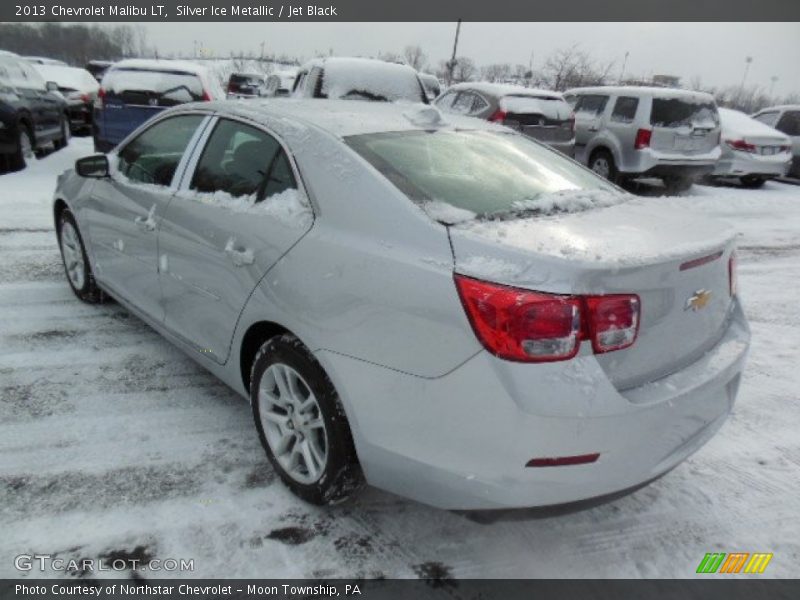Silver Ice Metallic / Jet Black 2013 Chevrolet Malibu LT