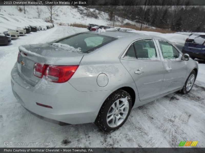 Silver Ice Metallic / Jet Black 2013 Chevrolet Malibu LT