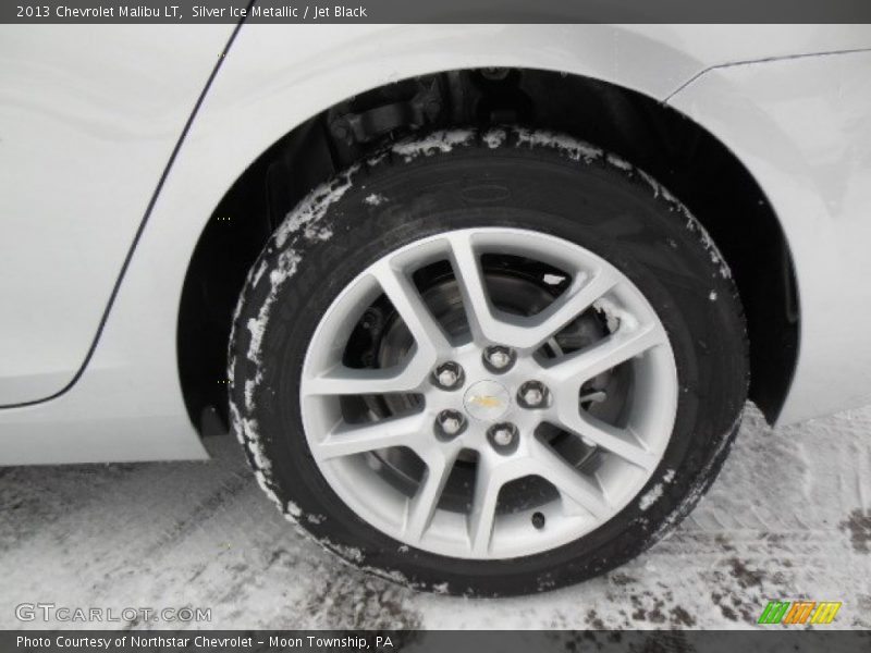 Silver Ice Metallic / Jet Black 2013 Chevrolet Malibu LT