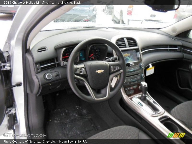Silver Ice Metallic / Jet Black 2013 Chevrolet Malibu LT