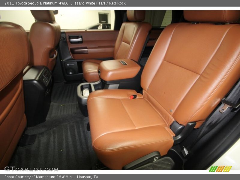 Rear Seat of 2011 Sequoia Platinum 4WD