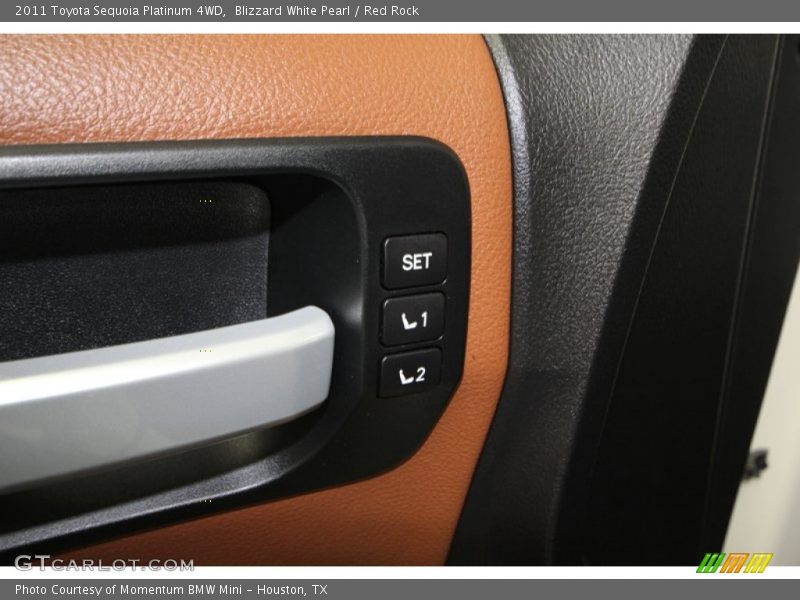 Controls of 2011 Sequoia Platinum 4WD