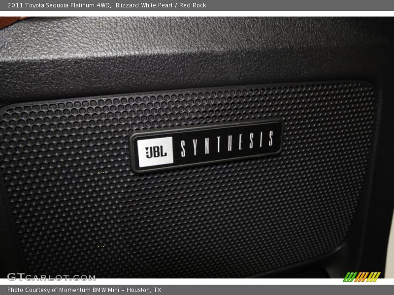 Blizzard White Pearl / Red Rock 2011 Toyota Sequoia Platinum 4WD