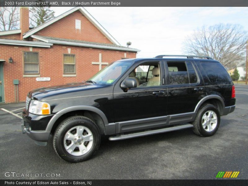 Black / Medium Parchment Beige 2003 Ford Explorer XLT AWD