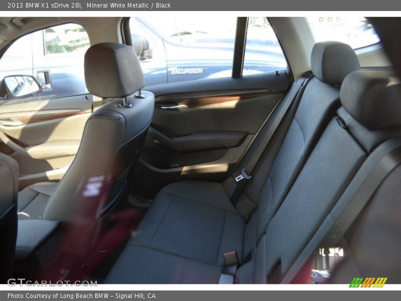 Mineral White Metallic / Black 2013 BMW X1 sDrive 28i