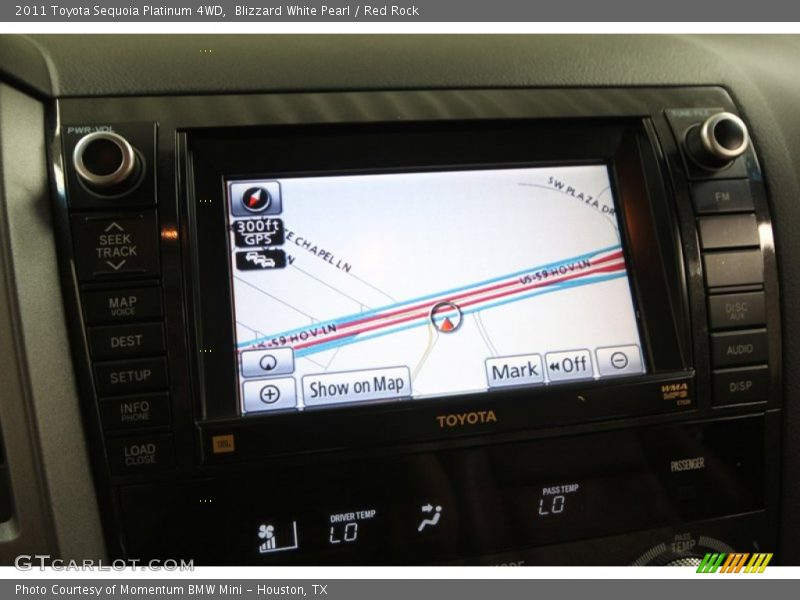 Navigation of 2011 Sequoia Platinum 4WD