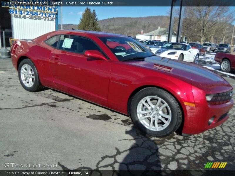 Crystal Red Tintcoat / Black 2013 Chevrolet Camaro LT Coupe