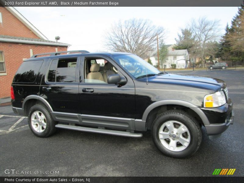 Black / Medium Parchment Beige 2003 Ford Explorer XLT AWD
