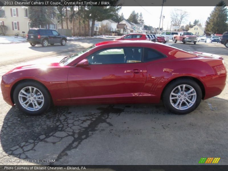 Crystal Red Tintcoat / Black 2013 Chevrolet Camaro LT Coupe