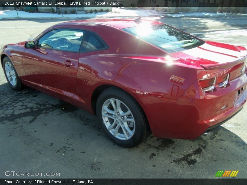 Crystal Red Tintcoat / Black 2013 Chevrolet Camaro LT Coupe