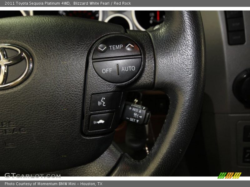 Controls of 2011 Sequoia Platinum 4WD