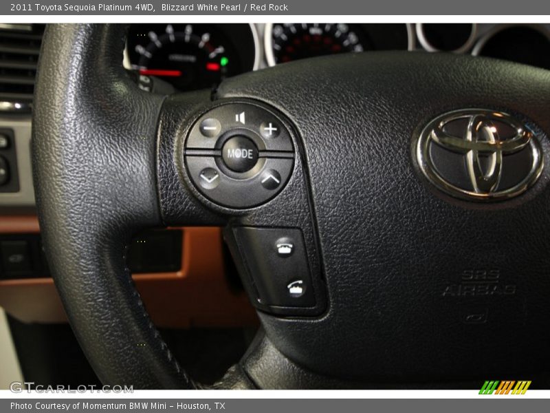 Controls of 2011 Sequoia Platinum 4WD