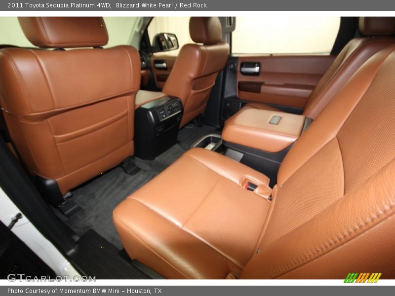 Rear Seat of 2011 Sequoia Platinum 4WD