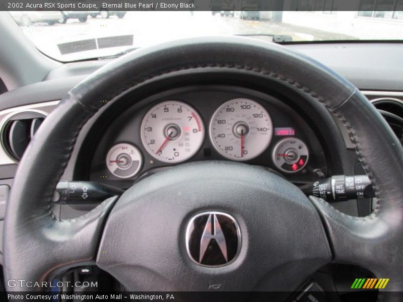 Eternal Blue Pearl / Ebony Black 2002 Acura RSX Sports Coupe