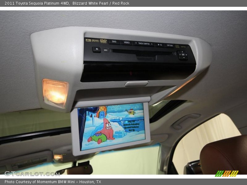 Entertainment System of 2011 Sequoia Platinum 4WD