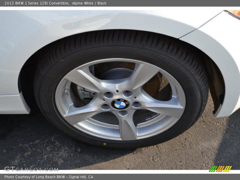 Alpine White / Black 2013 BMW 1 Series 128i Convertible
