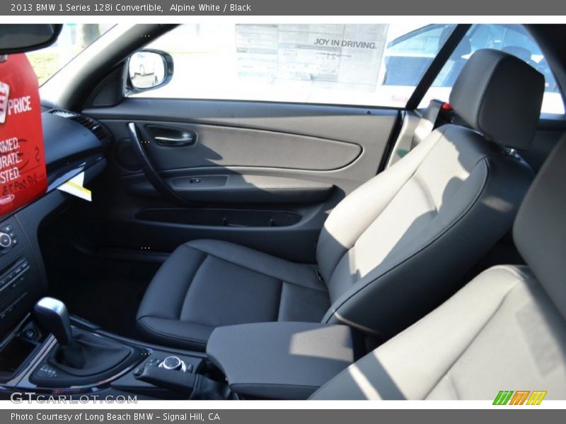 Alpine White / Black 2013 BMW 1 Series 128i Convertible