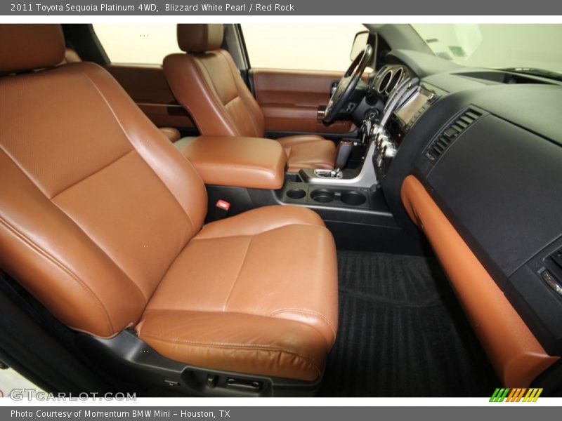 Front Seat of 2011 Sequoia Platinum 4WD