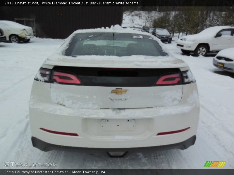 White Diamond Tricoat / Jet Black/Ceramic White Accents 2013 Chevrolet Volt