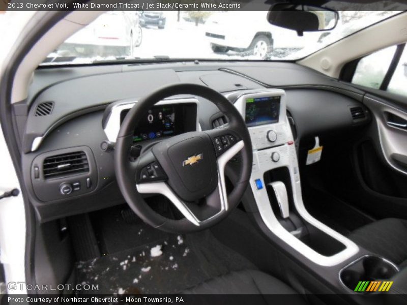 Jet Black/Ceramic White Accents Interior - 2013 Volt  