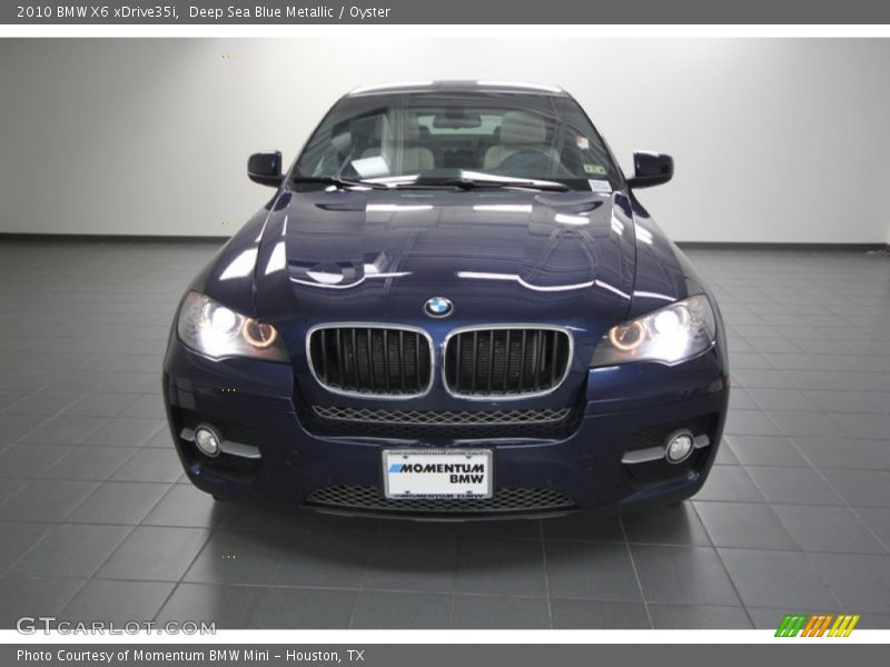Deep Sea Blue Metallic / Oyster 2010 BMW X6 xDrive35i