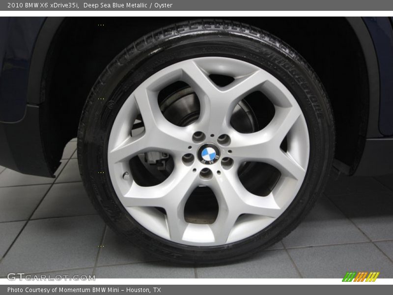 Deep Sea Blue Metallic / Oyster 2010 BMW X6 xDrive35i