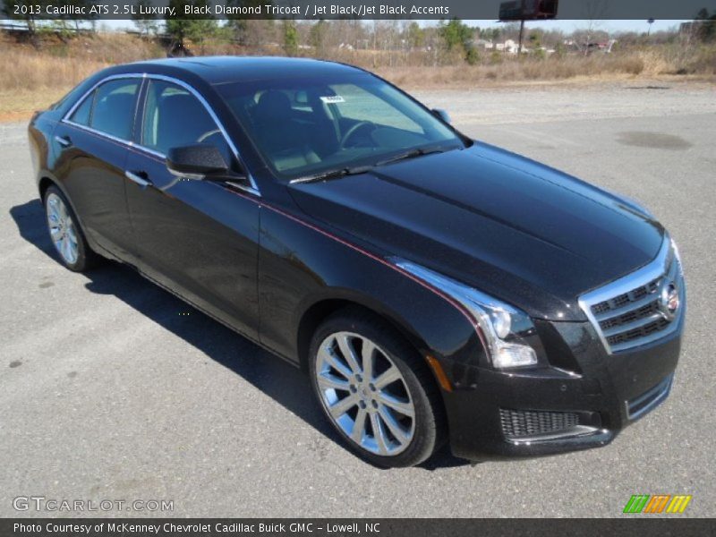 Black Diamond Tricoat / Jet Black/Jet Black Accents 2013 Cadillac ATS 2.5L Luxury