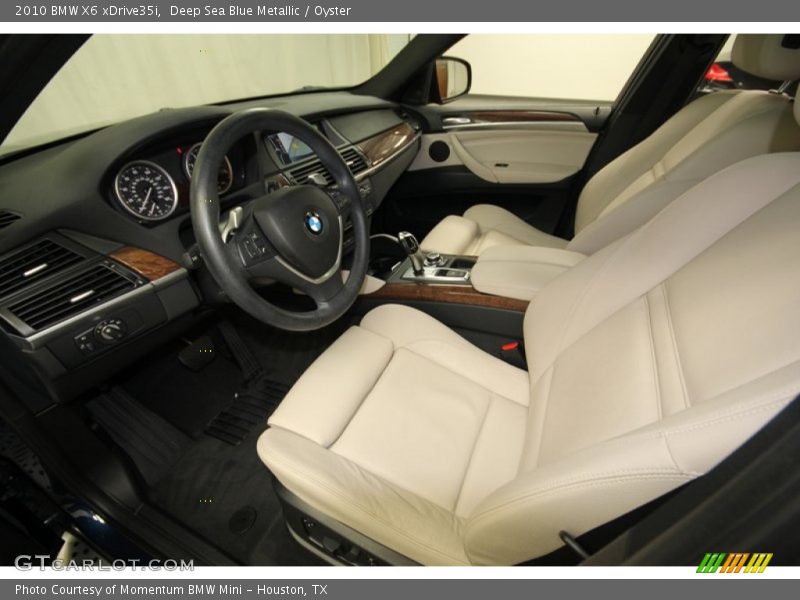 Deep Sea Blue Metallic / Oyster 2010 BMW X6 xDrive35i