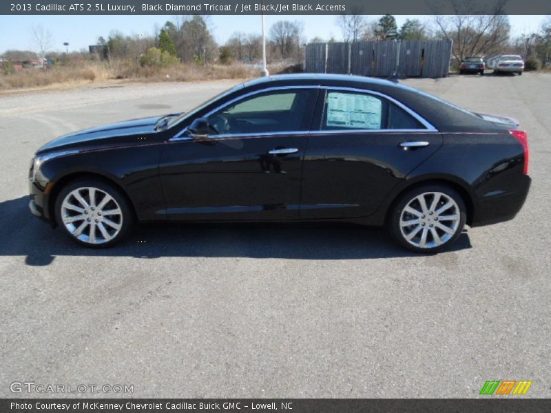 Black Diamond Tricoat / Jet Black/Jet Black Accents 2013 Cadillac ATS 2.5L Luxury