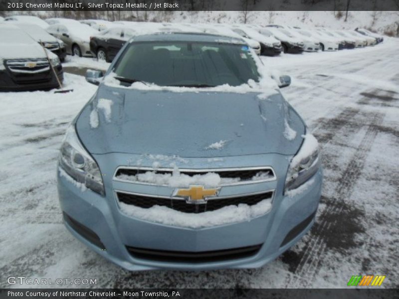 Silver Topaz Metallic / Jet Black 2013 Chevrolet Malibu LT