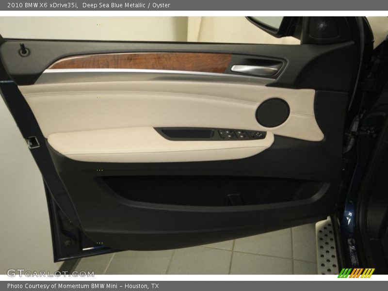Deep Sea Blue Metallic / Oyster 2010 BMW X6 xDrive35i