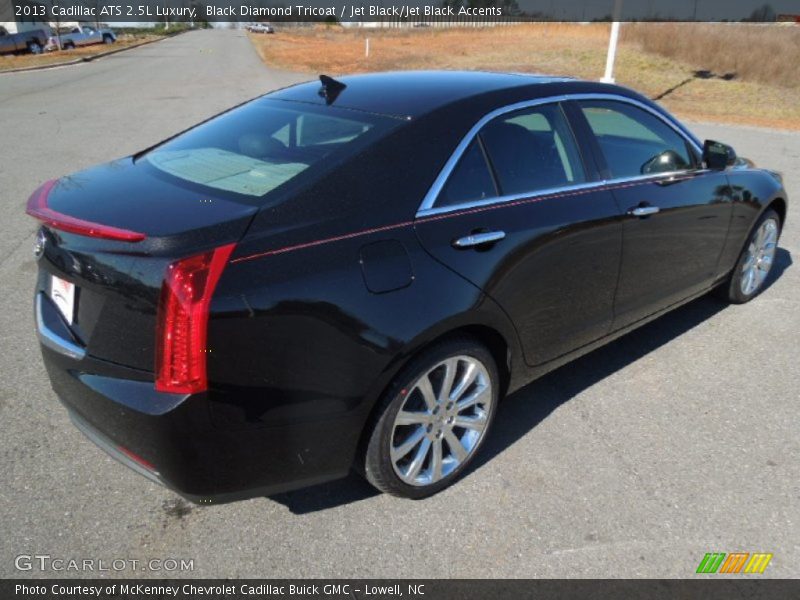 Black Diamond Tricoat / Jet Black/Jet Black Accents 2013 Cadillac ATS 2.5L Luxury