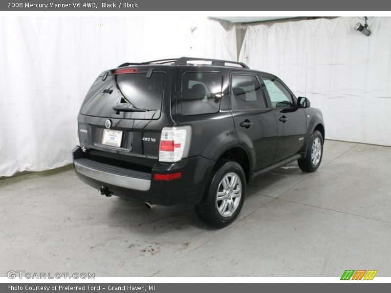 Black / Black 2008 Mercury Mariner V6 4WD