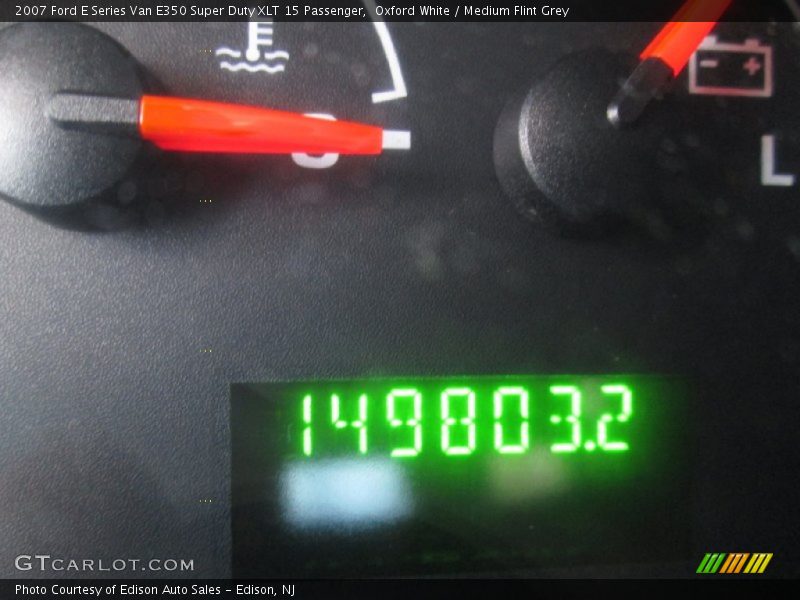 Oxford White / Medium Flint Grey 2007 Ford E Series Van E350 Super Duty XLT 15 Passenger