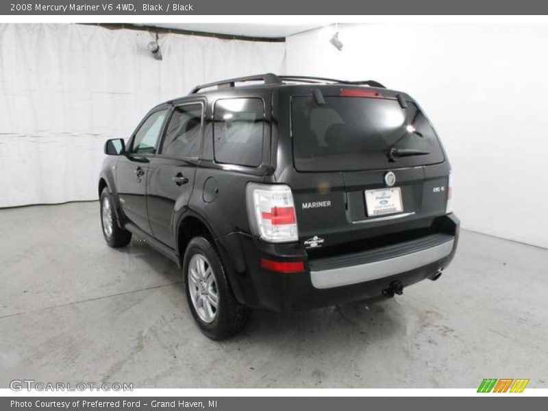 Black / Black 2008 Mercury Mariner V6 4WD