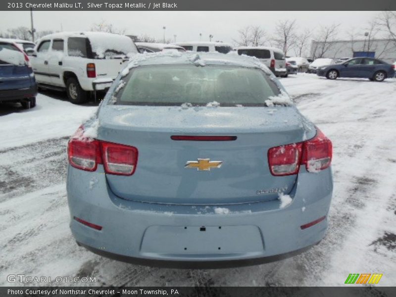 Silver Topaz Metallic / Jet Black 2013 Chevrolet Malibu LT