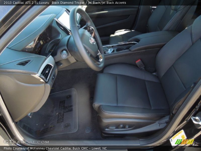 Black Diamond Tricoat / Jet Black/Jet Black Accents 2013 Cadillac ATS 2.5L Luxury