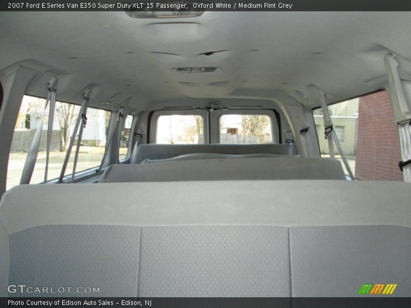 Oxford White / Medium Flint Grey 2007 Ford E Series Van E350 Super Duty XLT 15 Passenger