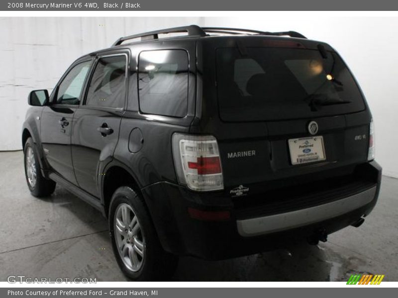 Black / Black 2008 Mercury Mariner V6 4WD