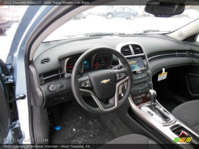 Silver Topaz Metallic / Jet Black 2013 Chevrolet Malibu LT