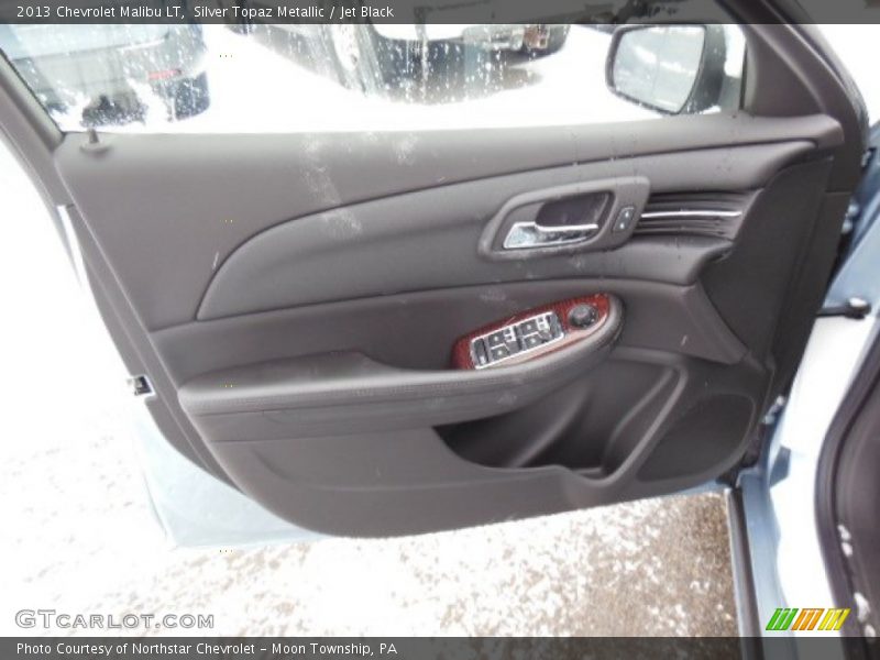 Silver Topaz Metallic / Jet Black 2013 Chevrolet Malibu LT