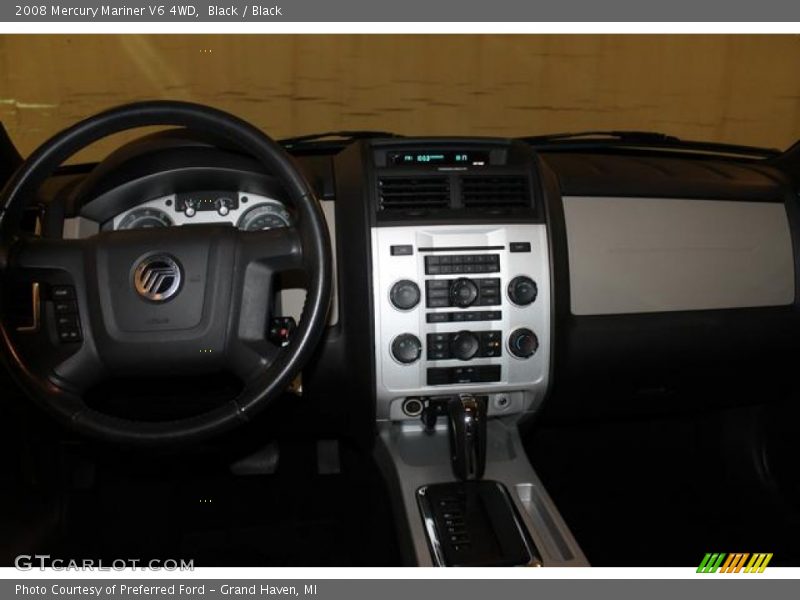 Black / Black 2008 Mercury Mariner V6 4WD