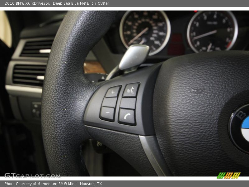 Deep Sea Blue Metallic / Oyster 2010 BMW X6 xDrive35i