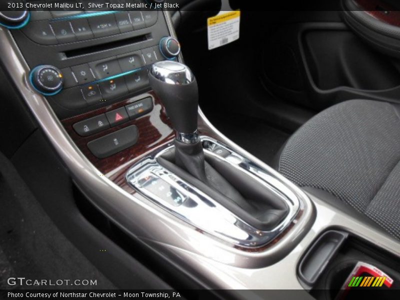 Silver Topaz Metallic / Jet Black 2013 Chevrolet Malibu LT