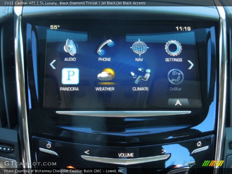 Black Diamond Tricoat / Jet Black/Jet Black Accents 2013 Cadillac ATS 2.5L Luxury