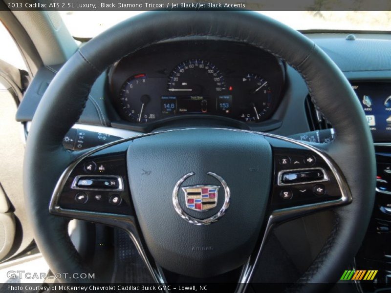 Black Diamond Tricoat / Jet Black/Jet Black Accents 2013 Cadillac ATS 2.5L Luxury
